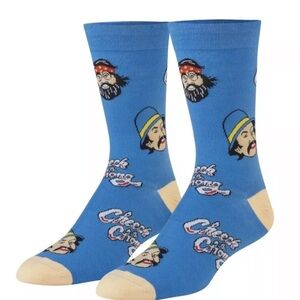 Crazy Socks Cheech&Chong Movie Crew Socks Novelty Silly Fun Men 6-12 womens 7.5+